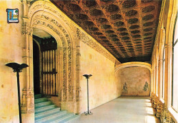 ESPAGNE - Salamanca - Universidad - Claustro Alto I Puerta Gotic De La Biblioteca - Carte Postale - Salamanca