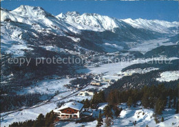 11865686 St Moritz GR Bergrestaurant Hahnensee Panorama St. Moritz - Autres & Non Classés