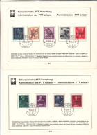 Suisse - 3 Documents De 1945 -GF - Oblit Genève - Timbres Service Du Bureau International D'éducation - Valeur 900 € - - Cartas & Documentos