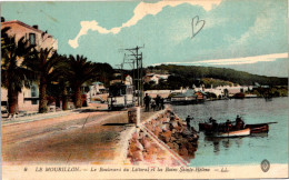 83 TOULON - MOURILLON - Le Boulevard Du Littoral Et Les Bains Sainte Hélène Tramway - Toulon