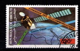 - DJIBOUTI - 1985 - YT N° PA 221 - Oblitéré - Satellite Télécoms - Gibuti (1977-...)