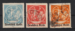 MiNr. 134, 135, 136  Gestempelt  (0721) - Used Stamps