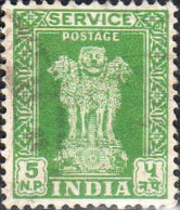 Inde Service Obl Yv: 17 Mi:134I Colonne D'Asoka (Obli. Ordinaire) - Official Stamps