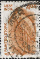 Inde Poste Obl Yv:1634 Mi:1851 Painted Stork (TB Cachet Rond) - Used Stamps