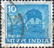 Inde Poste Obl Yv: 585 Mi:717Y Electric Locomotive (Beau Cachet Rond) - Used Stamps