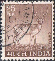 Inde Poste Obl Yv: 402 Mi:599 Chital (TB Cachet Rond) - Used Stamps