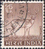 Inde Poste Obl Yv: 402 Mi:599 Chital (TB Cachet Rond) - Gebruikt