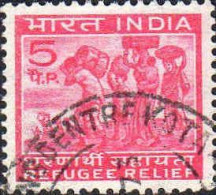 Inde Poste Obl Yv: 335 Mi:2Z Refugee Relief (TB Cachet Rond) - Oblitérés
