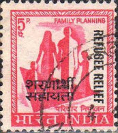 Inde Poste Obl Yv: 332 Mi:1ZI Family Planning (Beau Cachet Rond) - Used Stamps
