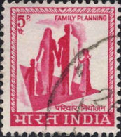 Inde Poste Obl Yv: 224 Mi:435X Family Planning (Beau Cachet Rond) - Usati