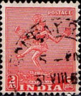 Inde Poste Obl Yv:  11 Mi:195 Nataraja (TB Cachet Rond) - Gebraucht