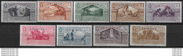 1930 Eritrea Virgilio 9v. MNH Sassone N. 179/87 - Other & Unclassified
