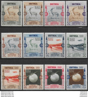 1934 Eritrea Arte Coloniale MNH Sass. N. 220/25+A - Andere & Zonder Classificatie