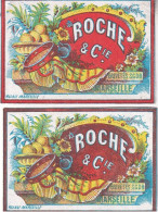 ETIQUETTE D ALLUMETTE(ROCHE) MARSEILLE(2 PIECES) - Matchbox Labels