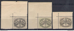 1946 Vaticano, Segnatasse Carta Grigia 3 Val, Angolo Di Foglio - MNH** - Sonstige & Ohne Zuordnung