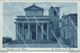 Ba8 Cartolina Repubblica Di San Marino La Basilica - Saint-Marin