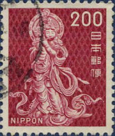 Japon Poste Obl Yv:1060 Mi:1152 Ojou Bosatsu Temple Todai-ji Nara (cachet Rond) - Gebraucht