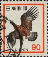Japon Poste Obl Yv:1094 Mi:1192 Aigle Doré Aquila Chrysaetos Japonica (Beau Cachet Rond) - Usati
