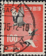 Japon Poste Obl Yv: 844A Mi:1007A Cicognes (TB Cachet Rond) - Used Stamps