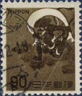 Japon Poste Obl Yv: 844 Mi:942 Fujin Dieu Des Vents (Beau Cachet Rond) - Used Stamps