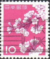 Japon Poste Obl Yv: 677 Mi:758A Cerisier En Fleur (Belle Obl.mécanique) - Gebruikt