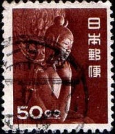 Japon Poste Obl Yv: 469 Mi: Kwannon Du Temple De Chuguji (TB Cachet Rond) - Gebraucht