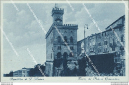 Ba13 Cartolina Repubblica Di San Marino Fianco Del Palazzo Governativo - San Marino