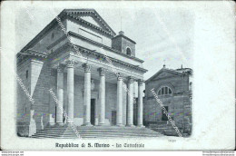 Ai585 Cartolina  Repubblica Di S.marino La Cattedrale 1916 - San Marino
