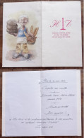 BD, Menu---René Hausman (boulanger)---Ecole D’Hôtellerie De Liège – Salle Didactique ’’Simenon’’ - Arte Della Tavola