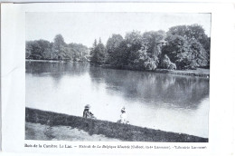 CPA Illustrateur / Ephemera / Publicité / Librairie Larousse / Bois De La Cambre - Le Lac. - Andere & Zonder Classificatie