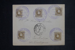 ESPAGNE - Oblitération De La Conférence Internationale De Algeciras En 1906 Sur Enveloppe Pour Cartagena - L 152476 - Brieven En Documenten