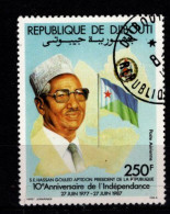 - DJIBOUTI - 1987 - YT N° PA 236 - Oblitéré - Indépendance - Dschibuti (1977-...)