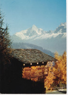 Vallée De Chamonix - Mazot Sous Le Soleil D'automne Et L'Aiguille Verte - Altri & Non Classificati