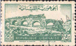 Liban Poste Obl Yv:  39 Mi:391 Aqueduc De Sebaïde (Beau Cachet Rond) - Liban