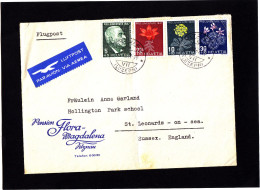 Svizzera, Pro Juventute 1947, Busta Da Vitznau (Lucerna), Pension Flora Magdalena 5-XII-47, Piega Centrale - Cartas & Documentos
