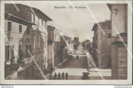 Ba363 Cartolina Querceta Via Sarzanese Lucca Toscana 1909 Bella!! - Lucca