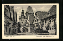 AK Rothenburg, Rödergasse Mit Markusturm  - Rothenburg O. D. Tauber