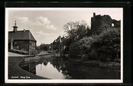 AK Krefeld, Blick Zur Burg Linn  - Krefeld