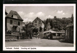 AK Karlsruhe-Durlach, Turmberg Mit Bergbahn  - Karlsruhe