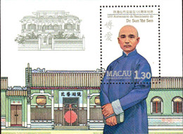 Macao Bloc N** Yv: 5 Mi:5 Dr.Sun Yat Sen - Blocks & Sheetlets