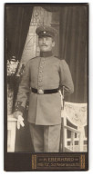 Photo H. Eberhard, Metz, Soldat En Uniforme Avec Bajonett Et Portepee  - Anonieme Personen