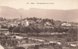 Gex * Vue Générale Sur La Commune Et Le Jura - Gex