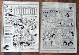 Bande Dessinée, 2 Suppléments Spirou---Pignouf, 1977 - Spirou Magazine