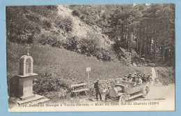 DA044  CPA  Route Du Bouget à YENNE  (Savoie)  Mont Du Chat - Col Du Chevelu (638 M)  Automobile  +++++ - Yenne