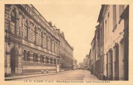 St Omer * Rue * La Bibliothèque Communale Et Lycée Alexandre Ribot * école - Saint Omer