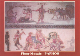 CHYPRE - Paphos - Floor Mosaic - Dionysus Akme And Ikarios - Colorisé - Carte Postale - Cipro