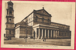 ROMA - BASILICA DI S. PAOLO FUORI LE MURA  - FORMATO PICCOLO - NUOVA - Churches