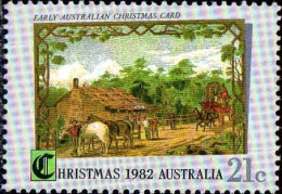 Australie Poste N** Yv: 795/796 Christmas Early Australian Christmas Card (Thème) - Ongebruikt