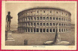 ROMA - IL COLOSSEO - RICOSTRUZIONE  - FORMATO PICCOLO - NUOVA - Colosseo