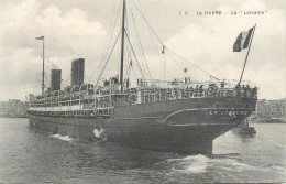 LE HAVRE LE TRANSATLANTIQUE LA LORRAINE - Hafen
